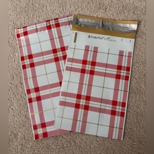 Plaid Small Polymailers - set of 20